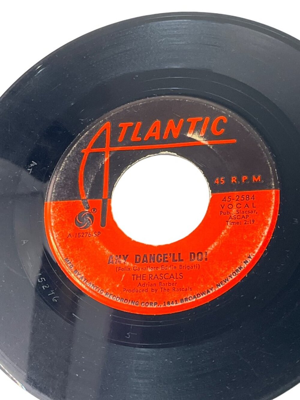 The Rascals 45 RPM Vinyl Record "A Ray Of Hope" & "Any Dancell Do" Atlantic R34 - Picture 2 of 4